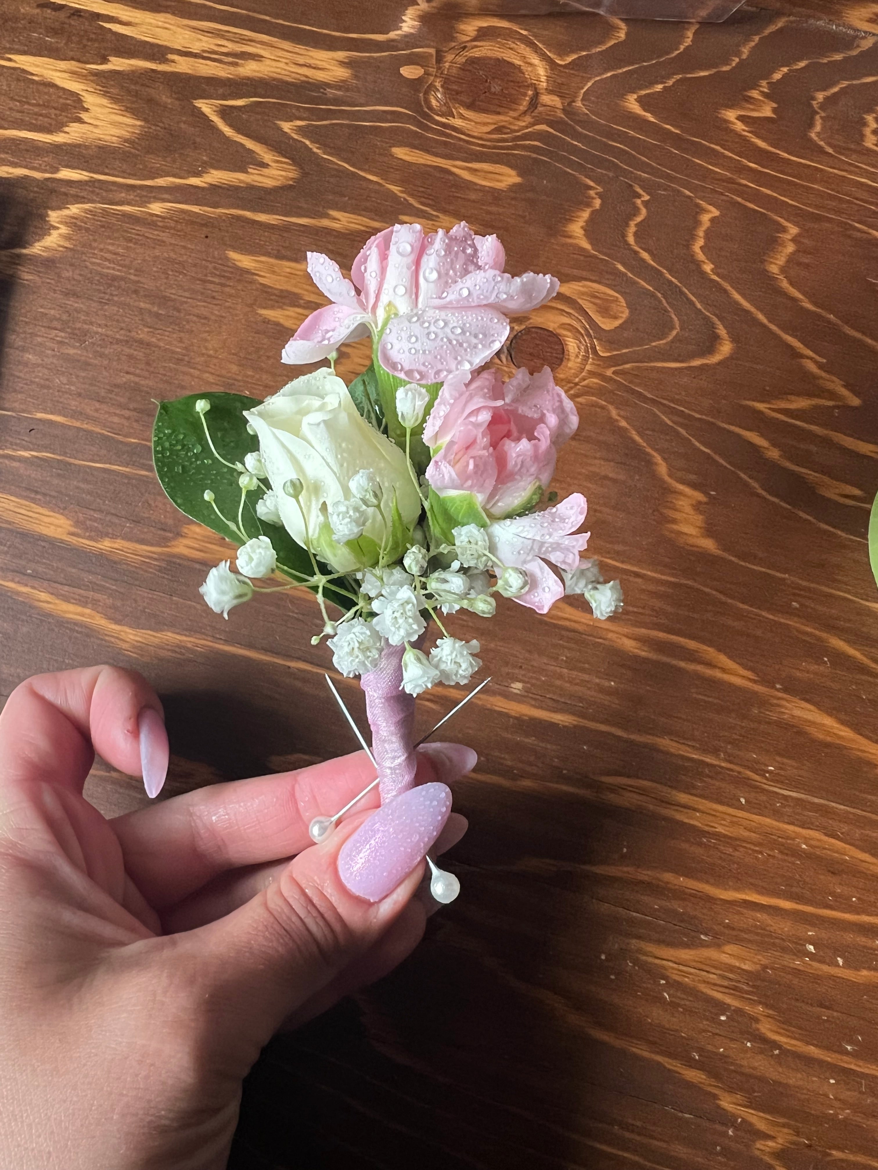 Light Pink Pearl Prom set