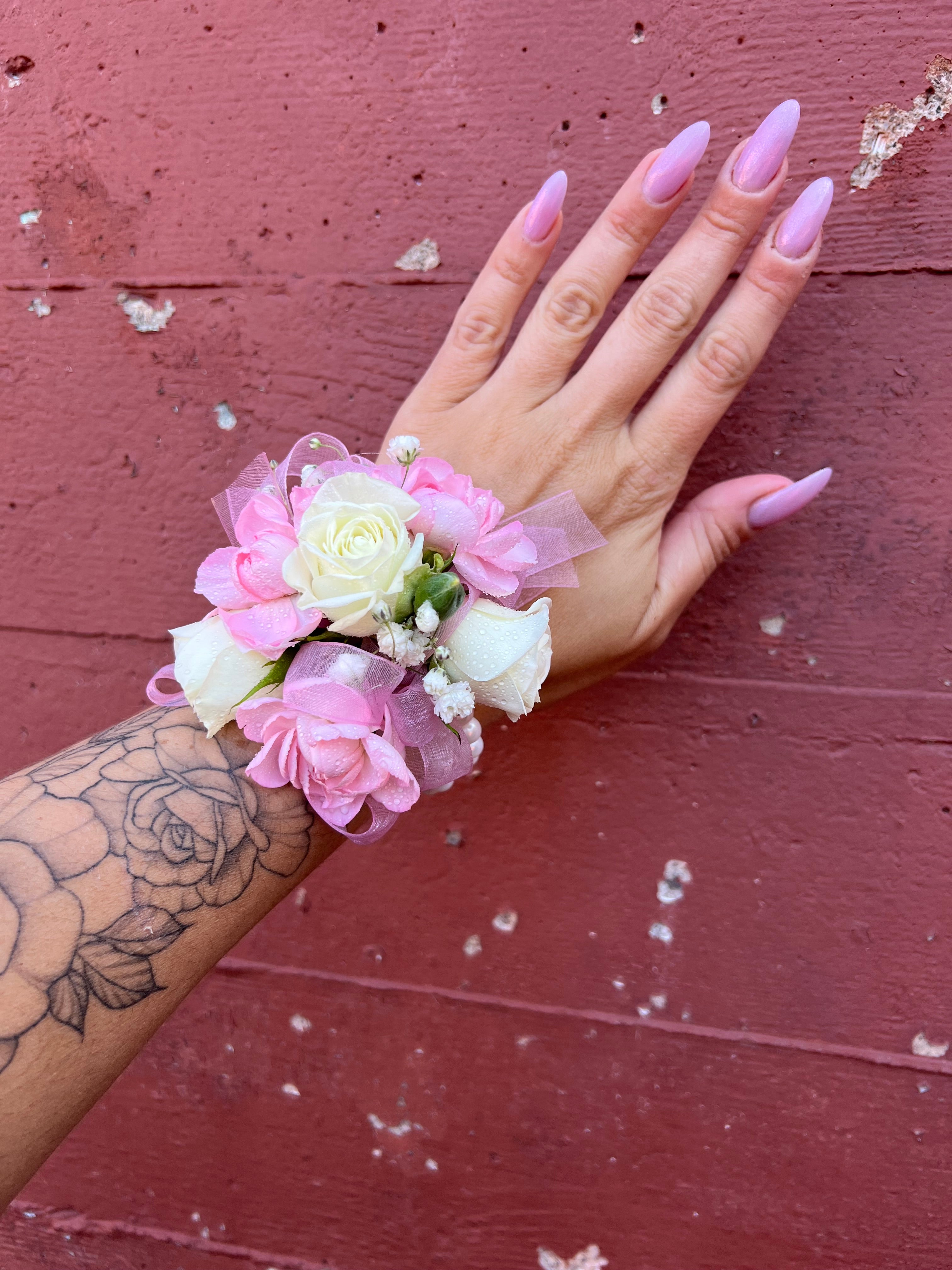 Light Pink Pearl Prom set