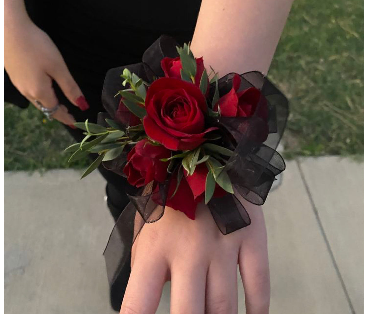 Red and Black Prom set