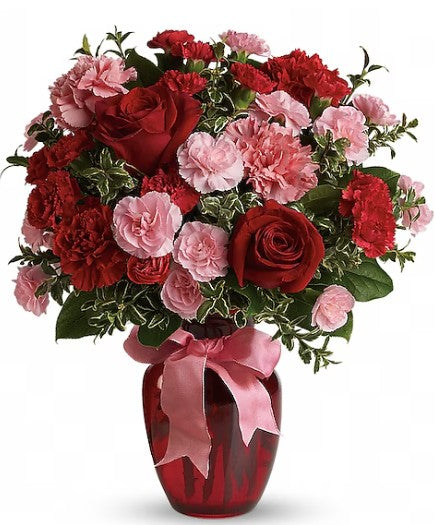 Dance with Me Bouquet with Red Roses