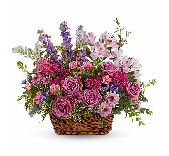 Lavender Meadow Basket