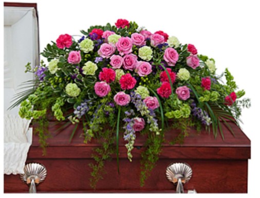 Forever Cherished Casket Spray