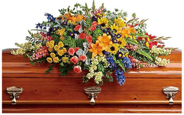 Garden of Glory Casket Spray