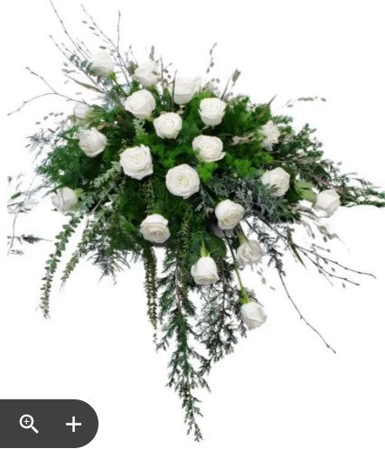 Innocent Light Casket Spray