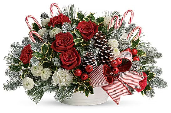 Jolly Candy Cane Bouquet