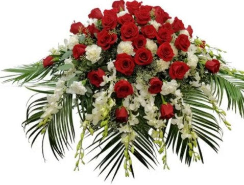 Rose Perfection Casket Spray