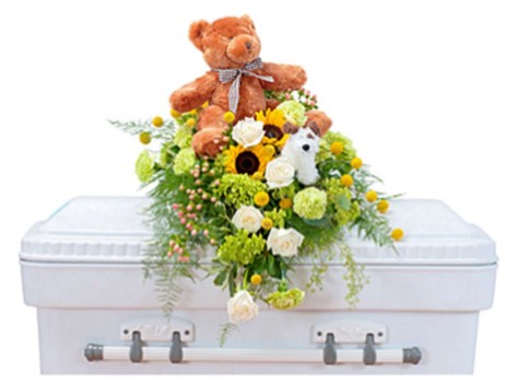 Tiny Angels Casket Spray