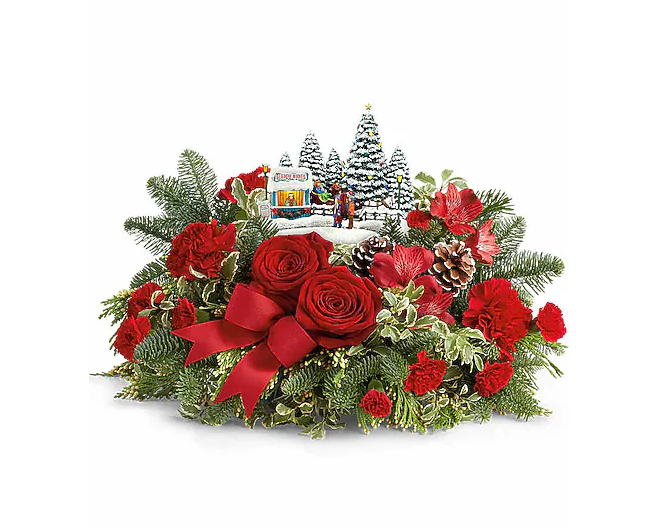 Thomas Kinkade’s 2026 Charming Sleigh Bouquet