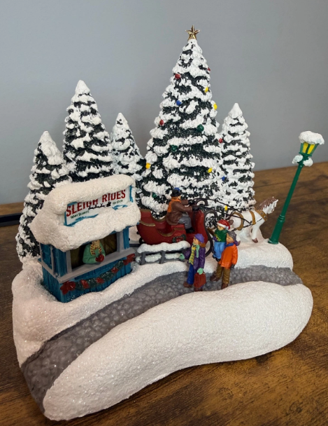 Thomas Kinkade’s 2026 Charming Sleigh Bouquet