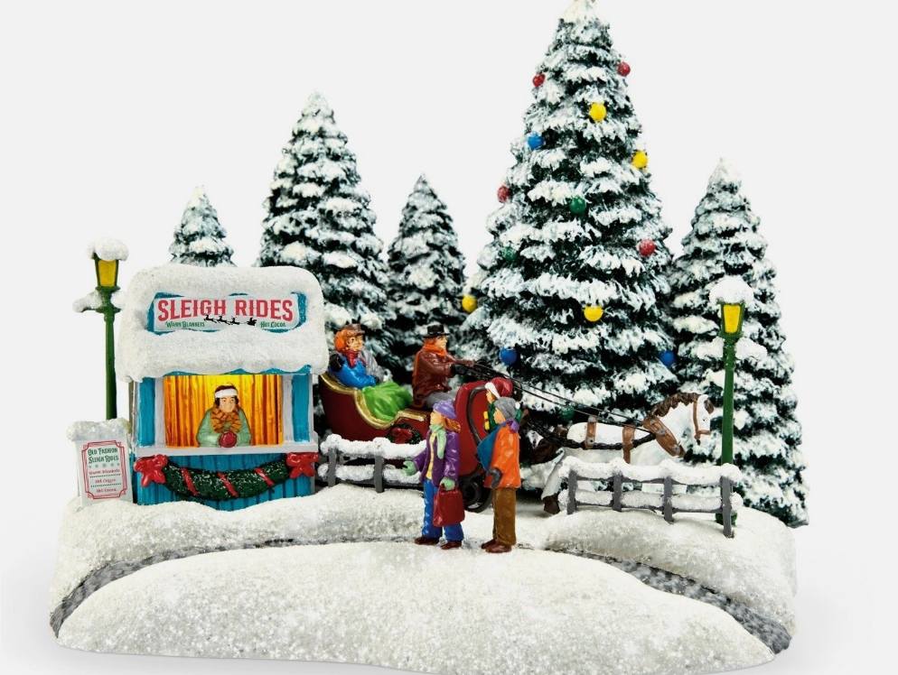 Thomas Kinkade’s 2026 Charming Sleigh Bouquet