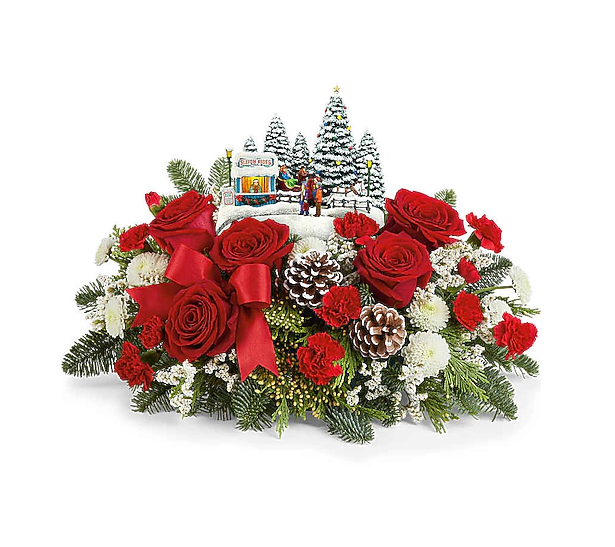 Thomas Kinkade’s 2026 Charming Sleigh Bouquet